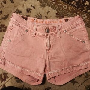 Rock Revival Pink Jean Shorts